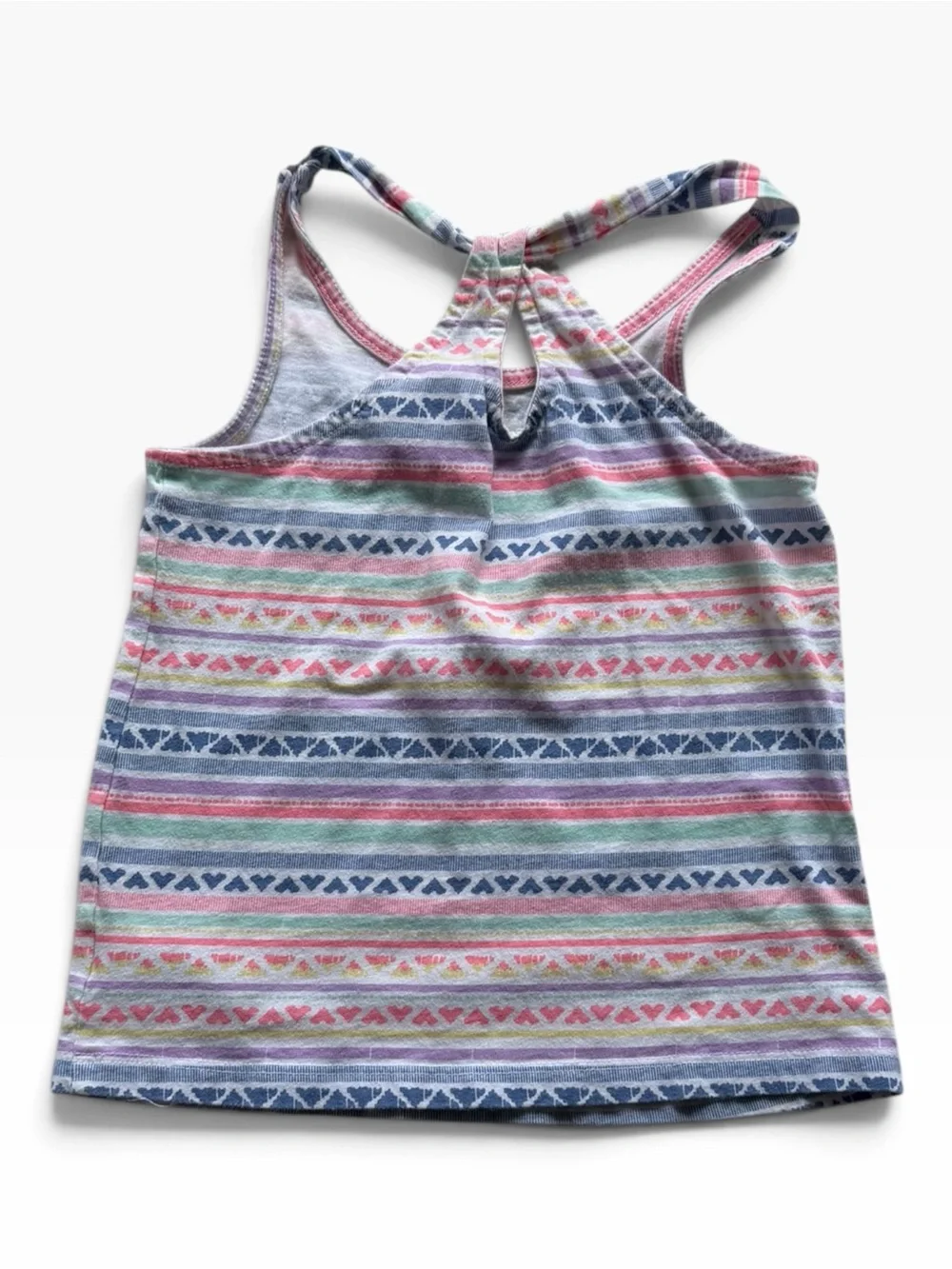 OshKosh B'gosh Multicolor Striped Heart Tank Top